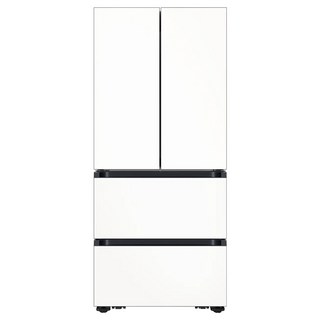 삼성전자 Bespoke AI 김치플러스 490L 스탠드형 4도어 김치냉장고 방문설치, 에센셜 화이트, RK70F49M2Z