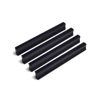 把手世界 沙漏造型雙孔家具把手 黑色 P96, 4個