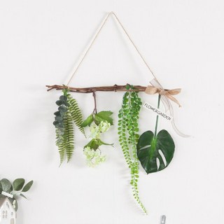 flowertree 自然風龜背芋掛飾, 1個