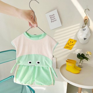 BEBENIZ 孩童款動物圖案短袖短褲套裝