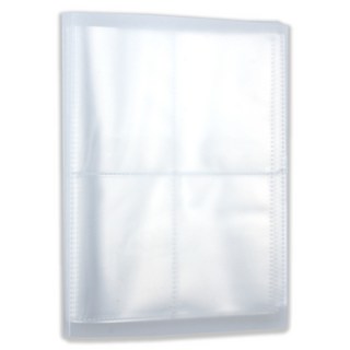 recoz 偶像小卡照片收納冊 160格, 透明色, 160張