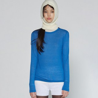 MICHIKOLONDON 女款分層羊毛天絲上衣T恤