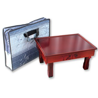 南原彩繪桌腳祭祀桌 + 絎縫收納套, 1組