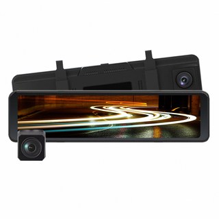 Transitions 全視線 D1 4K SONY感光元 電子後視鏡，前後雙錄，11.86吋IPS觸控螢幕，循環錄影，G-Sensor, 車充線、後鏡頭組、固定綁帶、說明書, 1組