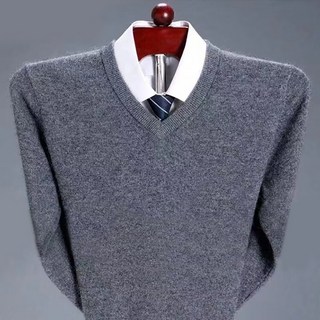 INFIOUS 男士極簡簡約V領毛衣 I263-0039