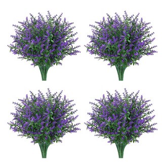조화 홈데코 꽃 인테리어 풍성한 라벤더 4p, 퍼플, 4개