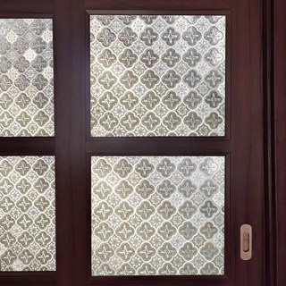 Sheetmate 隱私保護可重複使用僅用水黏貼無背膠窗戶設計貼膜, 克里夫