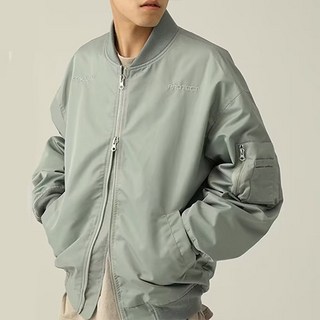 男款時尚潮流外層棒球夾克