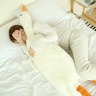 鵝玩偶長抱枕, 單色