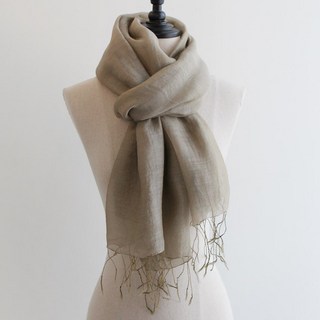 Vavisoo 安妮莫代爾絲綢流蘇圍巾