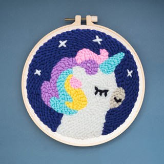 戳戳針刺繡套組, 1套, 閃亮獨角獸