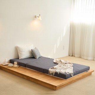 mongshome 雙層三折式Q彈紮實床墊