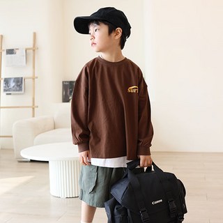 sonyun market 兒童羅紋衝浪長袖T恤