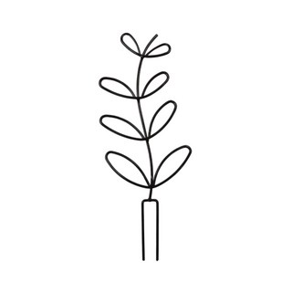 MJ 花盆支架 植物固定支撐架 葉子 1型, 1個