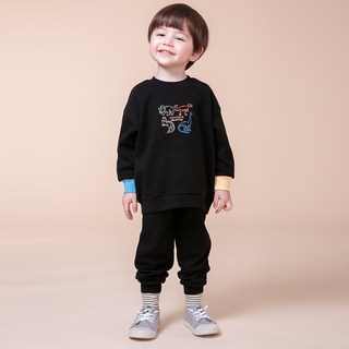 KIDSCOMO 童款恐龍朋友長袖套裝