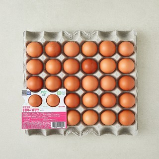 조인 동물복지 인증 유정란 갈색 백색 랜덤발송 1.56kg, 1개, 30구