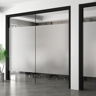 PEONIST 靜電膜 用水黏貼的窗貼, 白色半透明