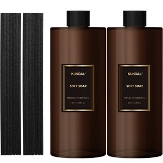 KUNDAL 昆黛爾 家用淨化空氣香薰擴香瓶組, Soft Soap, 1組