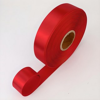 Pojangnet 緞面基本緞帶, 紅色的, 1捲, 45m