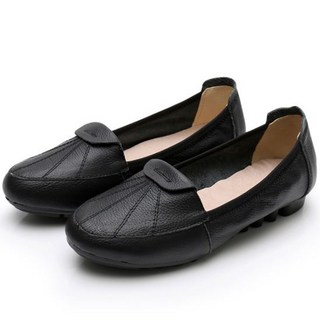 氣墊復古百搭休閒平底鞋