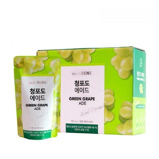 CAFFE BENE 咖啡伴 綠葡萄風味氣泡飲, 190ml, 10個