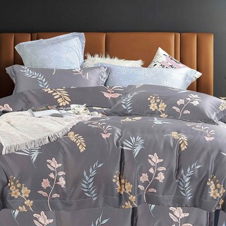 FOCA 100%純天絲枕套床包枕套組