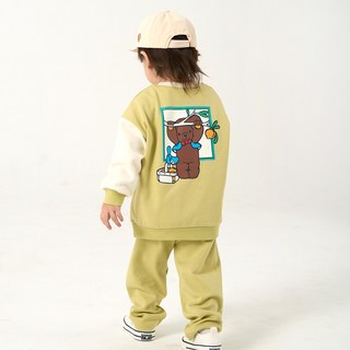 KIDSCOMO 童款無尾熊印花大學T+長褲套裝