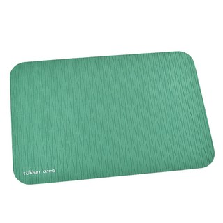 rubber anne 軟式珪藻土織物地墊, 波浪活力綠, 1個