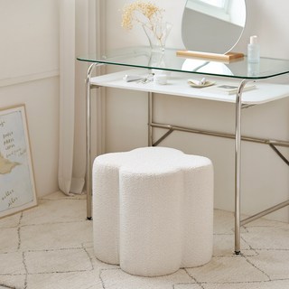 ROOM&HOME 四葉幸運草椅子, 奶油白, 1個