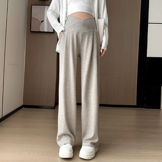 daysoy 糯米紋理休閒孕婦長褲