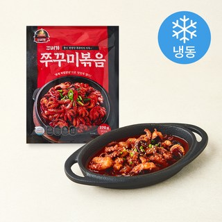 꾸버가 쫄깃 탱탱한 쭈꾸미볶음 (냉동), 1개, 370g