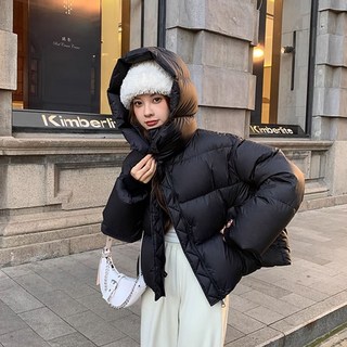 Banyastory 女性短版連帽鋪棉外套 PP154