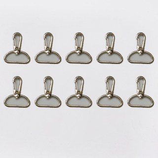 銀色龍蝦扣 31mm, 10個, 銀色