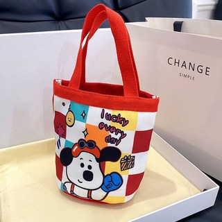 엘쏘 캐릭터 귀여운 캔버스 미니백