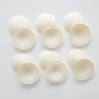 MALAMUTE 高級薄圓形胸墊 6組