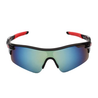 NAYASTYLE 防風運動自行車護目鏡 9181-28-7, 黑色(鏡框) + 黃色(鏡片), 1個