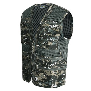 싸구요 남성용 등산 작업 아웃도어 망사 조끼 SM 10