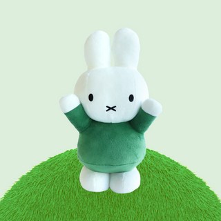 Miffy 站姿絨毛娃娃, 綠色, 30cm, 1個
