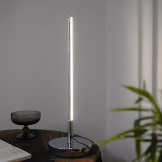 LENA ENERGY LED北歐風纖薄落地燈, 鉻色
