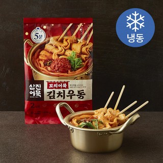 삼진어묵 꼬치어묵 김치우동 2인분 (냉동), 496g, 1개