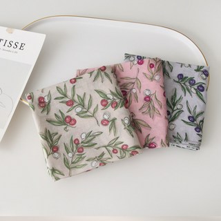 Vavisoo 紗布棉質絲巾手帕 三件組