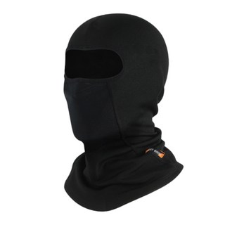 에이빅 運動冬季騎行防寒刷毛巴拉克拉法帽 頸圍面罩, 黑色, 1個