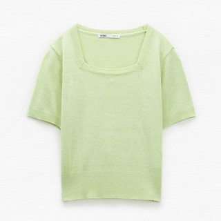 MIXXO 女款短袖方領針織T恤