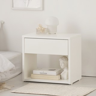하모벨 아르 서랍 수납 사이드 테이블, 화이트