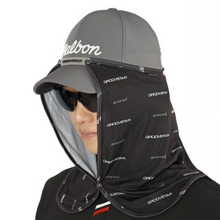 GROOVSTAR JECO 防紫外線AIRism涼感防曬帽, 1個, 黑色