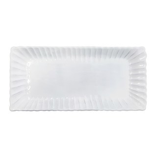 VBCCASA Incanto 條紋長方盤, 白色的, 1個