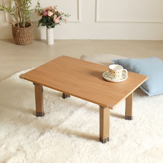 4MERIT 粉彩PVC折疊桌 小, 楓木色