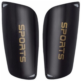 CS SOUL 足球 五人制足球 運動護腿板, 黑色, 1組