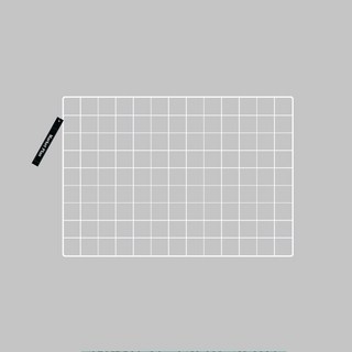 Market Plan 室內裝潢鋼製網格鐵網 65 x 45 cm, 1個, 白色