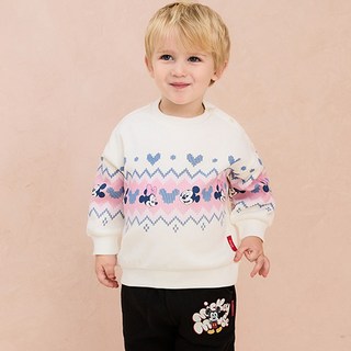 milkmile 兒童款 迪士尼 米奇 & 米妮 溫暖大學T恤